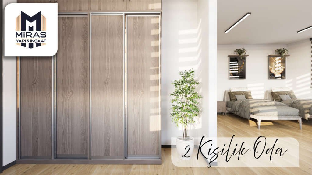 2 kişiliik oda 1